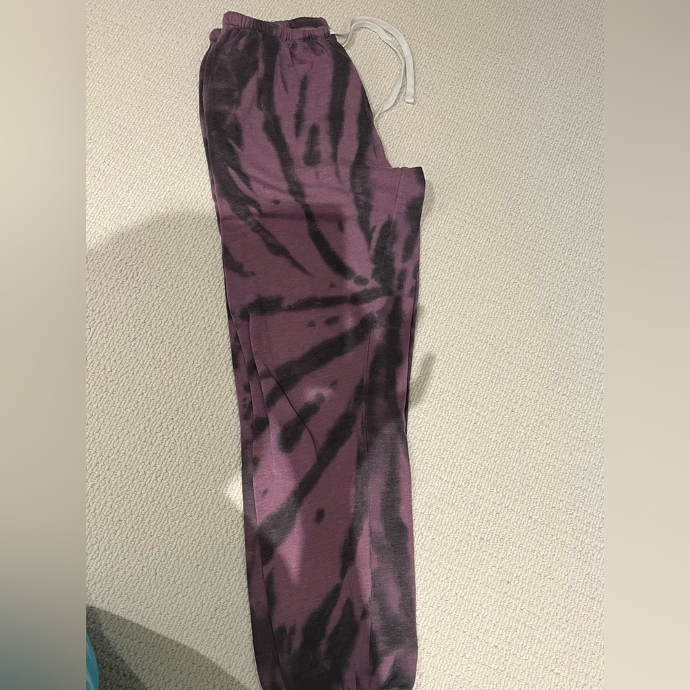 Tie-dye sweatpants.